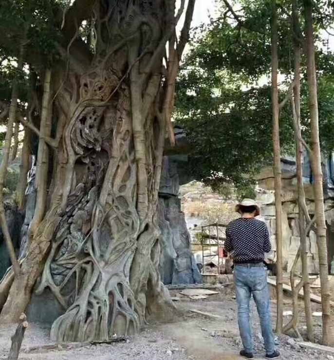 水泥假樹