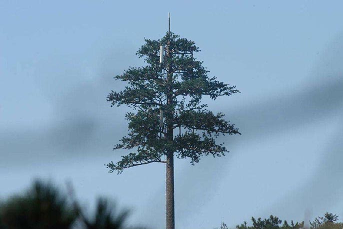 信號塔避雷針監控桿仿真樹