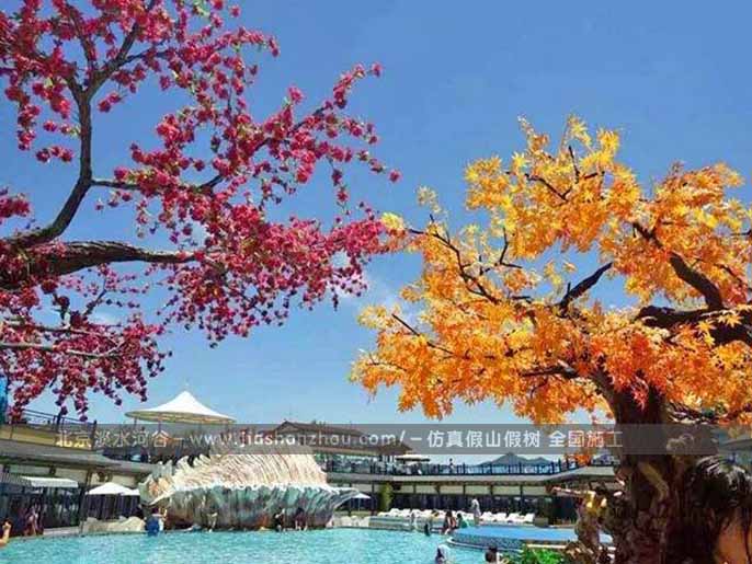 仿真桃花樹