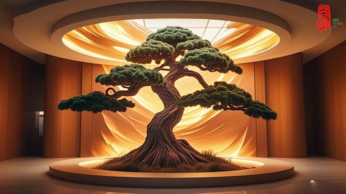 仿真松樹