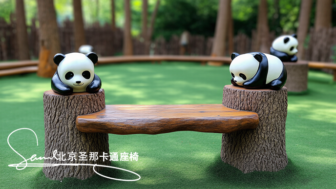 水泥仿木坐凳