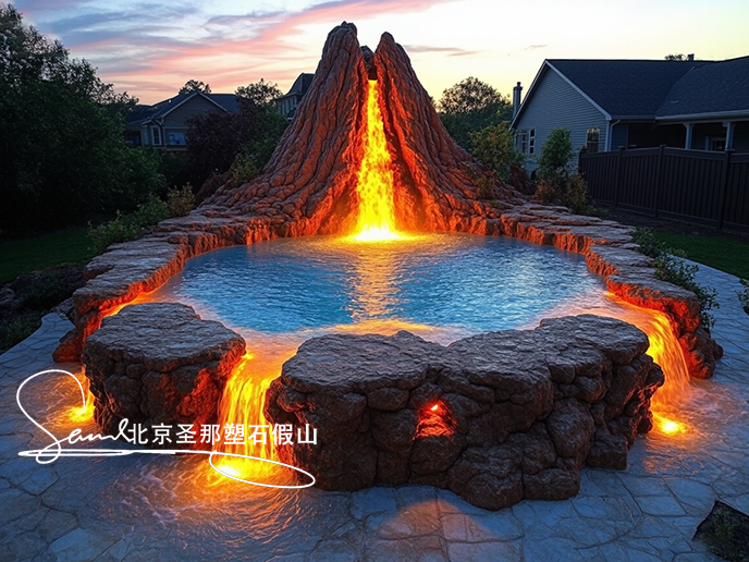 假山水池