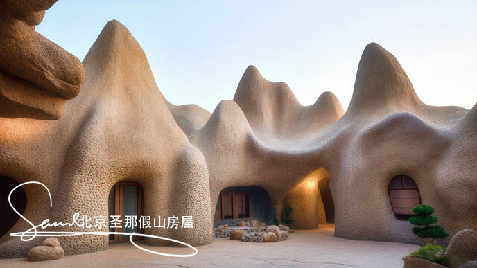 假山房屋