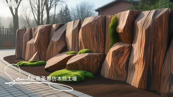 仿木擋土墻