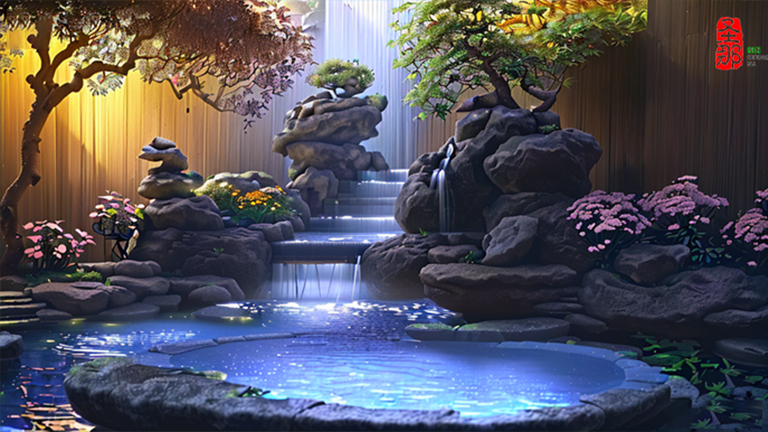 水泥假山