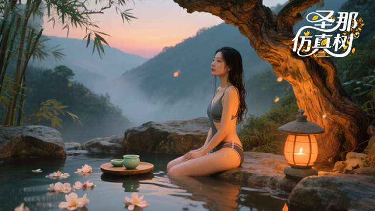 假山假樹
