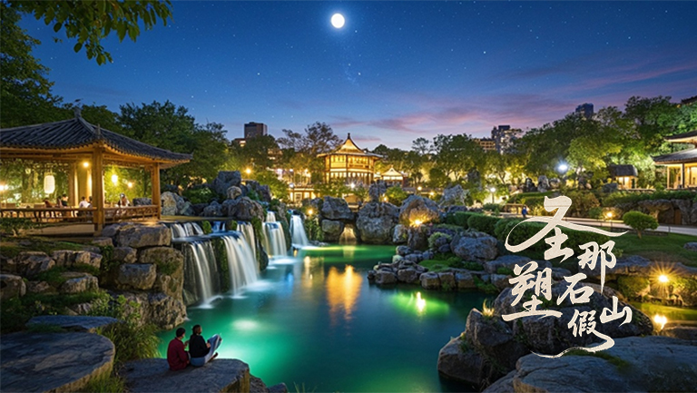 塑石假山