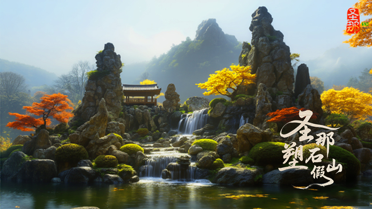 假山假樹