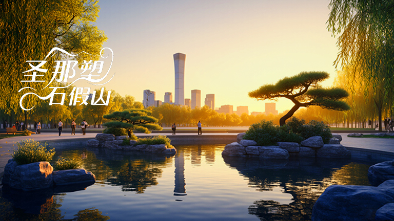 假山假樹