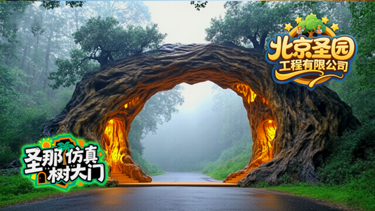 假山假樹
